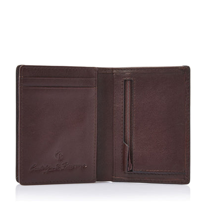 Castelijn & Beerens Croco Mini Wallet - voor 10 pasjes - met RFID bescherming - mocca