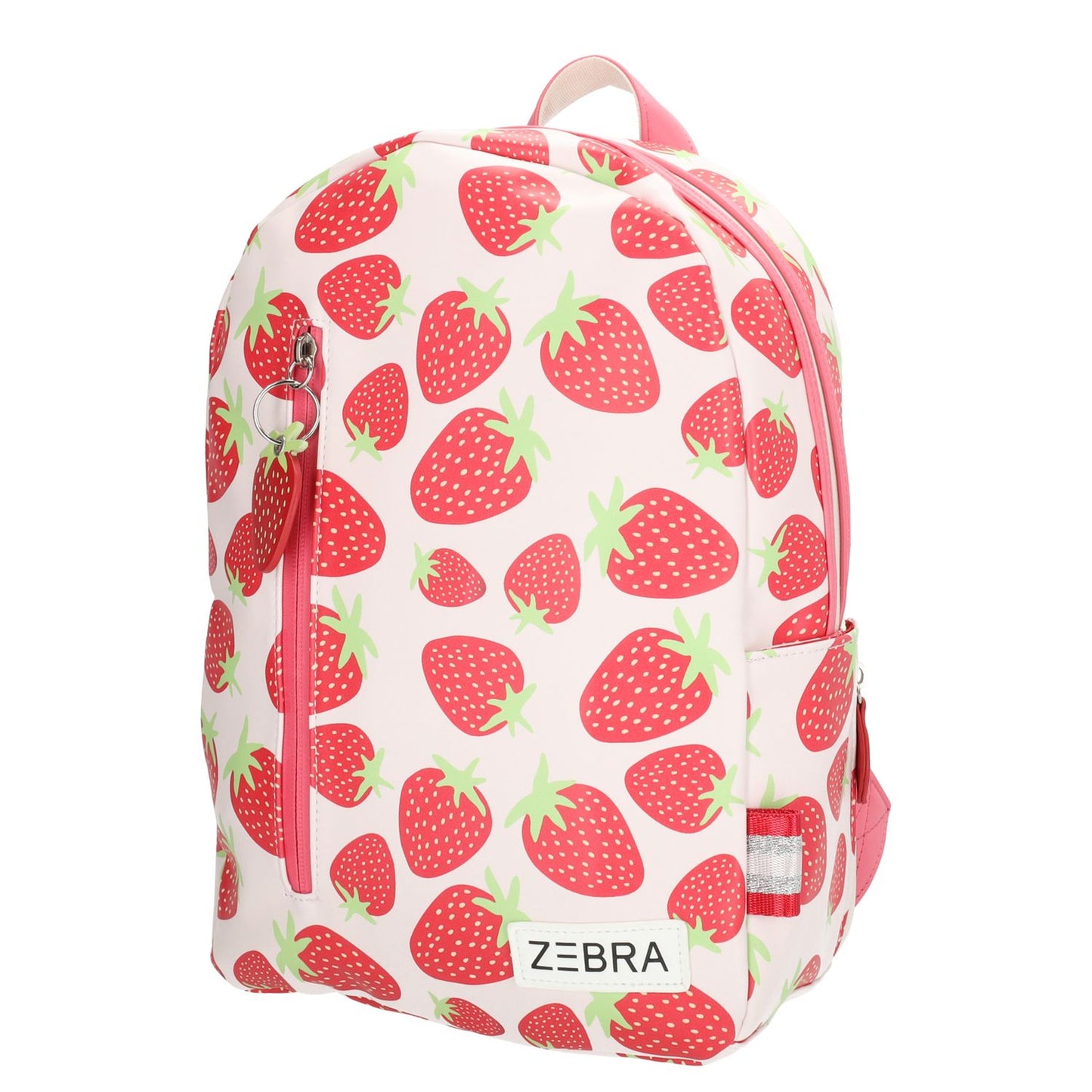 Zebra Trends Lily Kinderrugzak voor meisjes - met borstriem - aardbei
