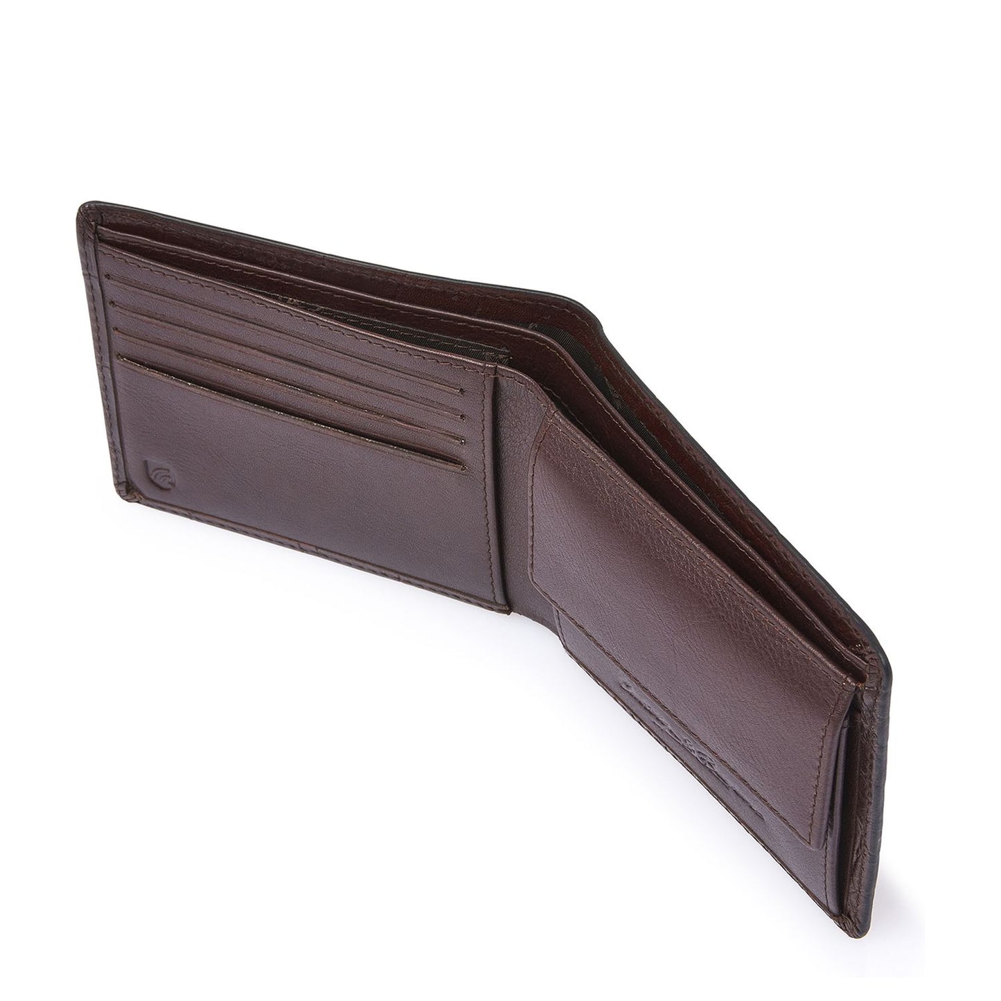 Castelijn & Beerens Croco Billfold - voor 8 pasjes - met RFID bescherming - mocca
