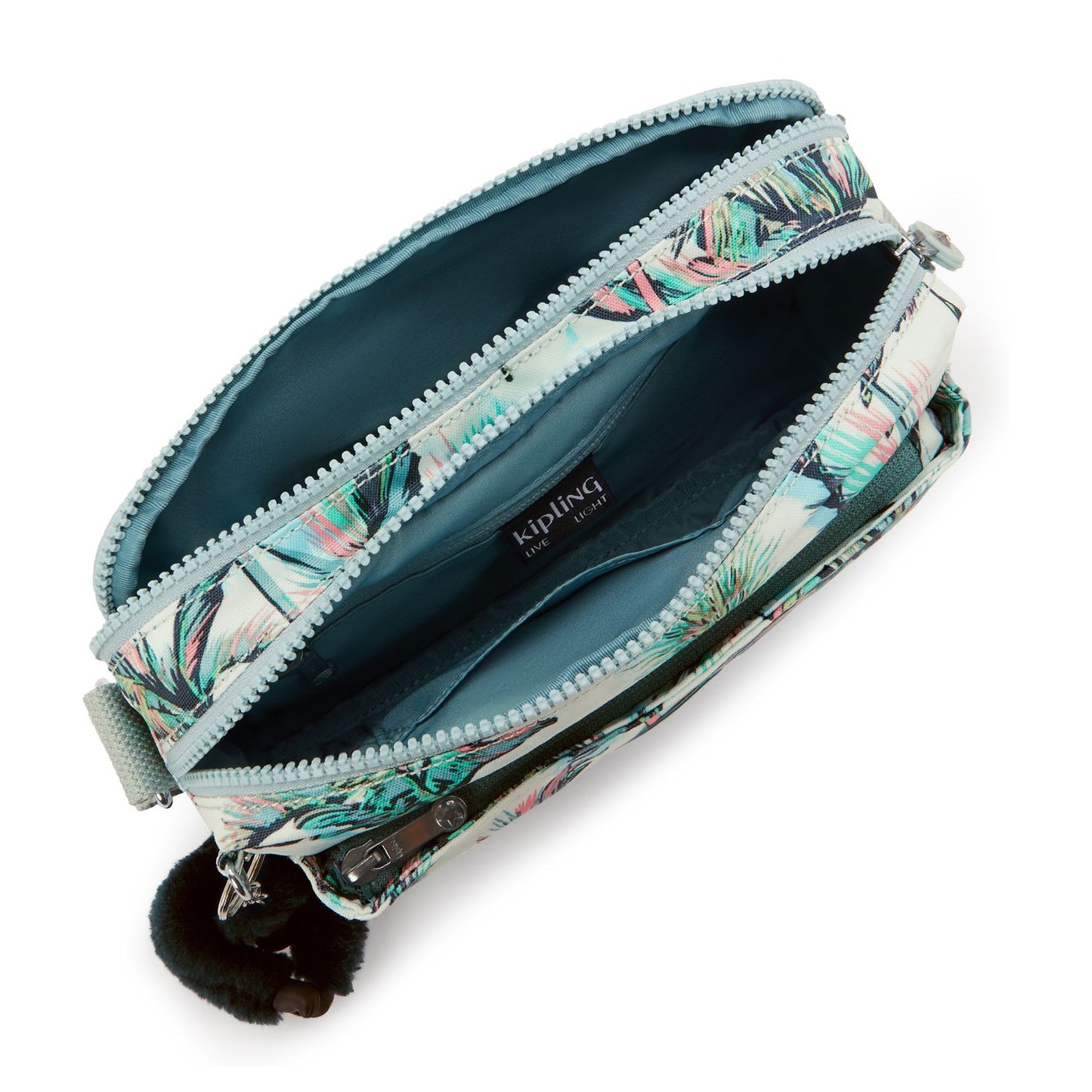 Kipling Abanu M Crossbody Schoudertas more palm trees