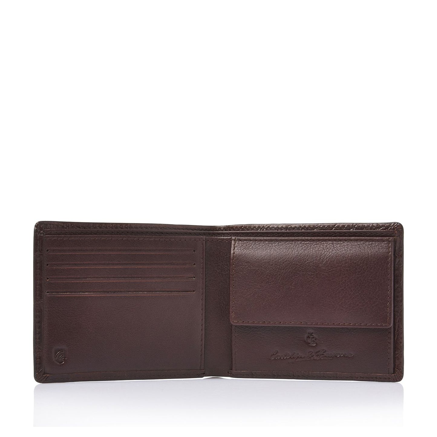 Castelijn & Beerens Croco Billfold - voor 8 pasjes - met RFID bescherming - mocca