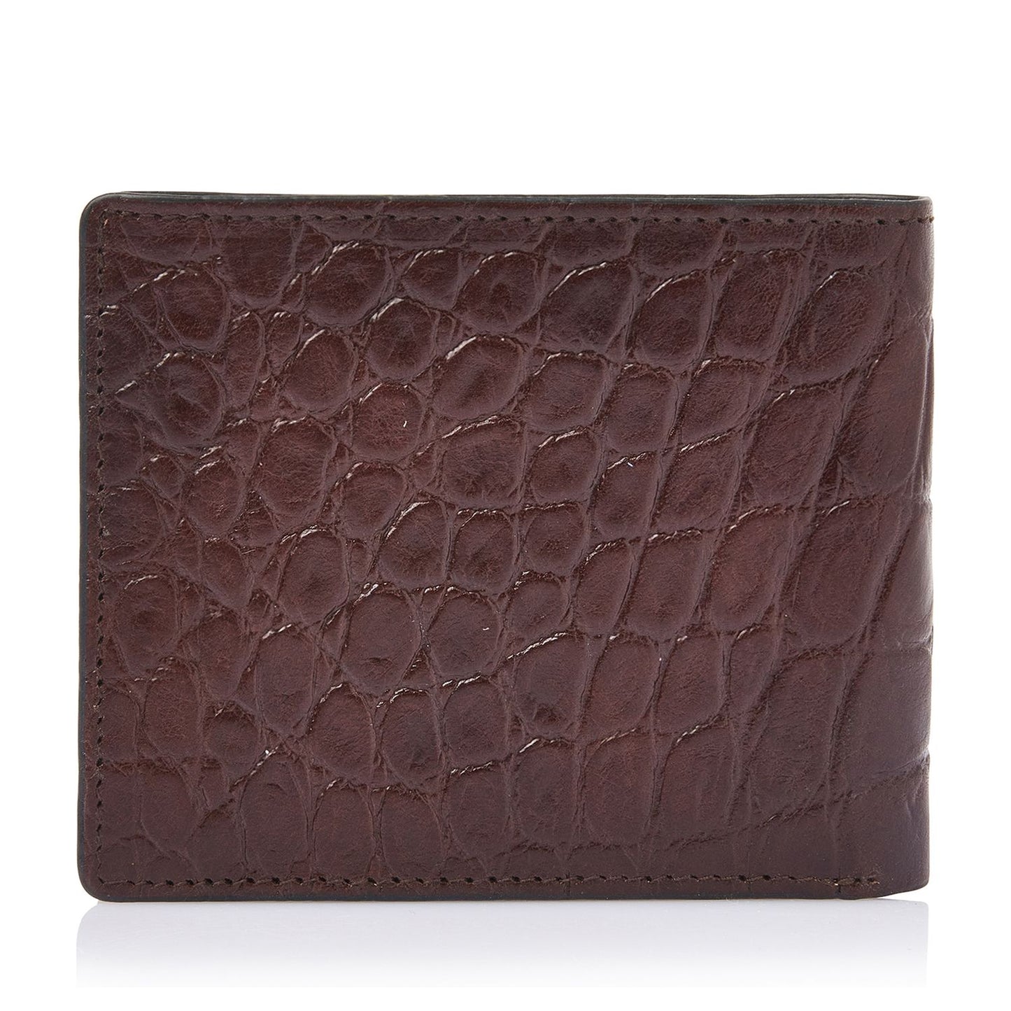 Castelijn & Beerens Croco Billfold - voor 8 pasjes - met RFID bescherming - mocca