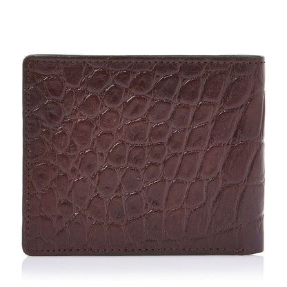 Castelijn & Beerens Croco Billfold - voor 8 pasjes - met RFID bescherming - mocca