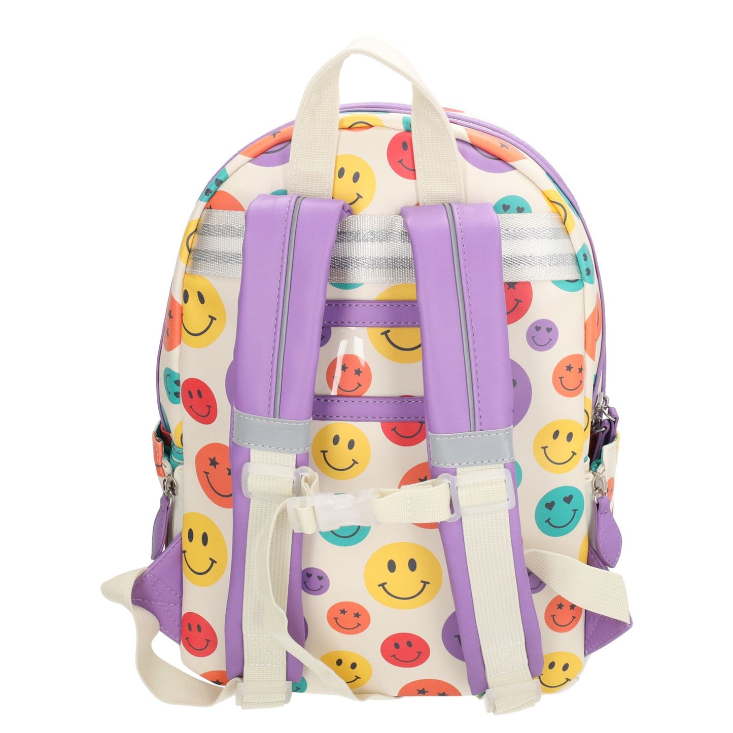 Zebra Trends Lily Kinderrugzak voor meisjes - met borstriem - smiley