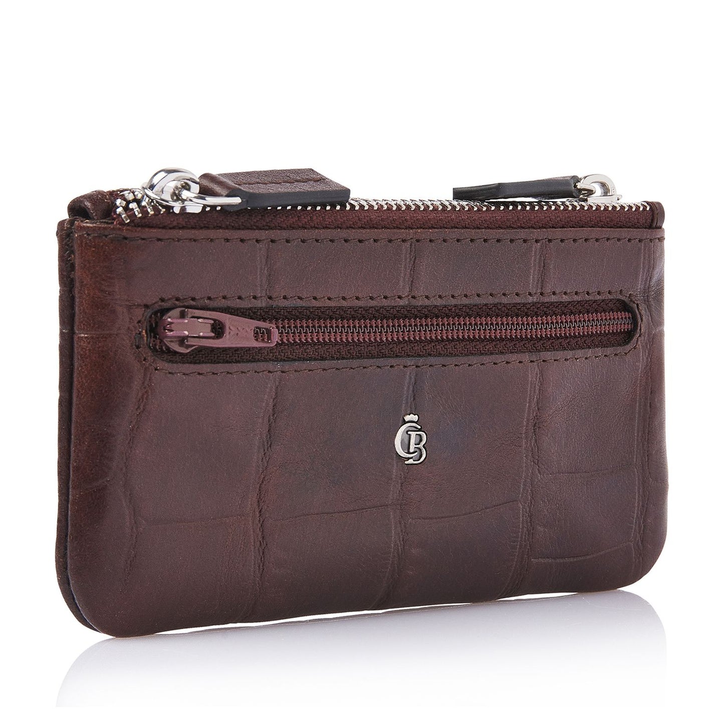 Castelijn & Beerens Croco Sleuteletui - met RFID bescherming - mocca