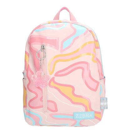 Zebra Trends Lily Kinderrugzak voor meisjes - met borstriem - pastel