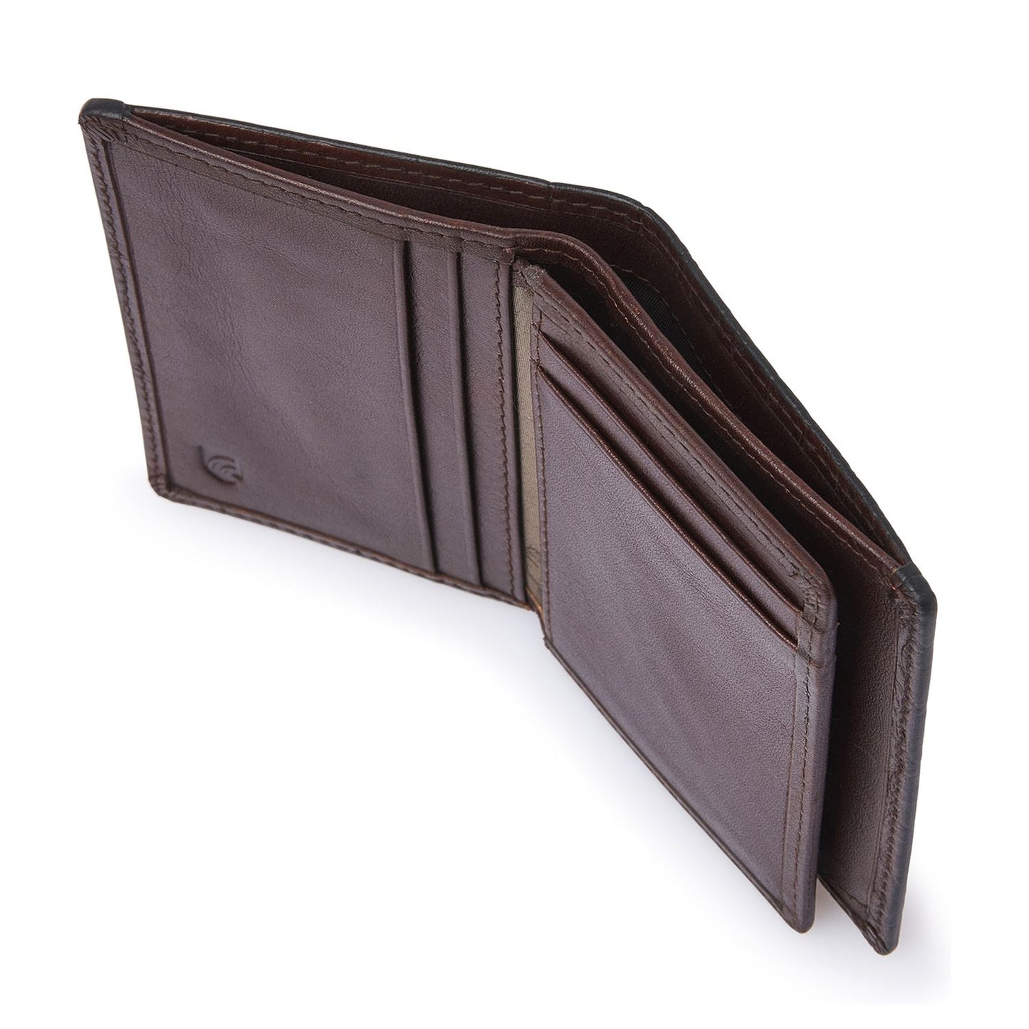 Castelijn & Beerens Croco Mini Wallet - voor 10 pasjes - met RFID bescherming - mocca