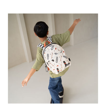 Zebra Trends Levi Kinderrugzak voor jongens - met borstriem - skateboard