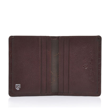 Castelijn & Beerens Croco Creditcard Etui - voor 6 pasjes - met RFID bescherming - mocca