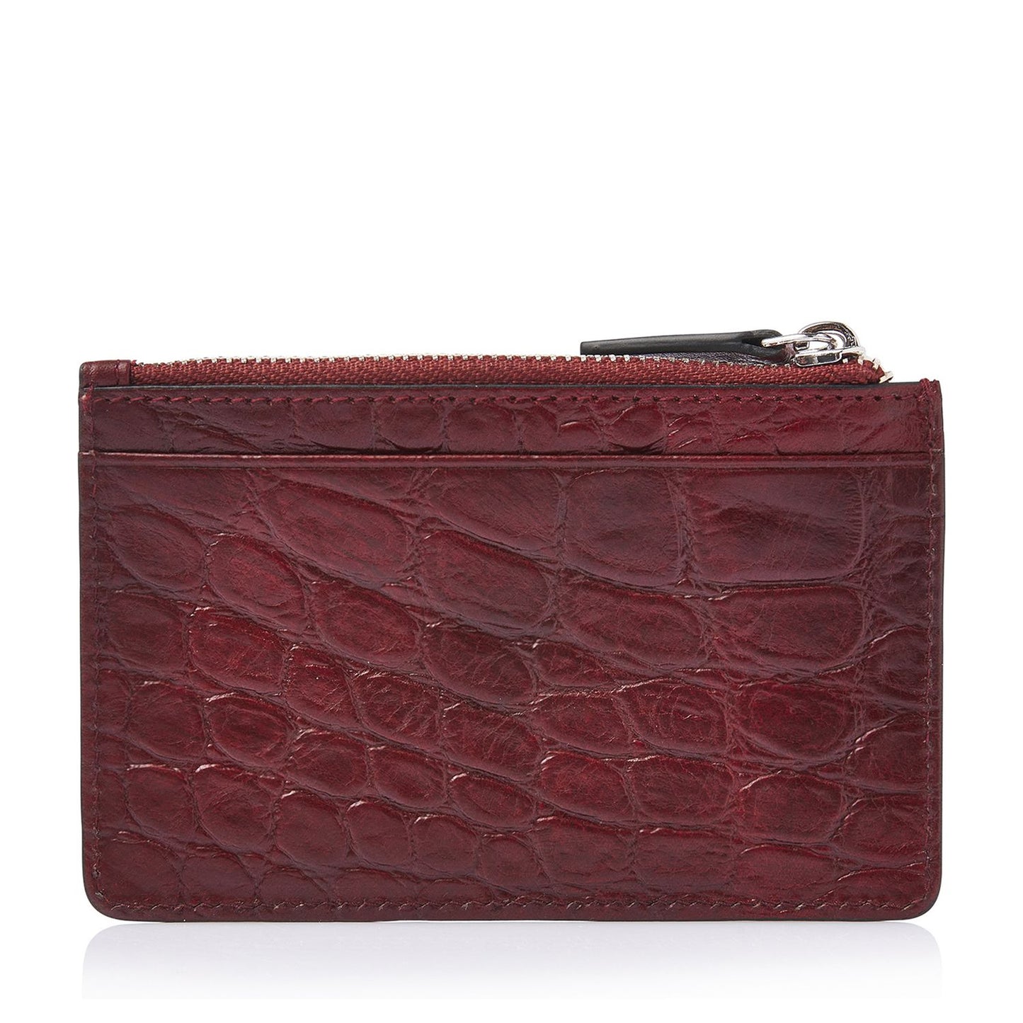 Castelijn & Beerens Croco Mini Portemonnee - voor 7 pasjes - met RFID bescherming - rood