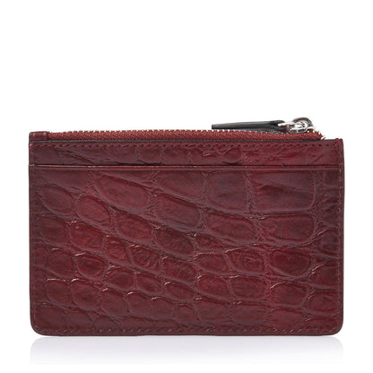 Castelijn & Beerens Croco Mini Portemonnee - voor 7 pasjes - met RFID bescherming - rood