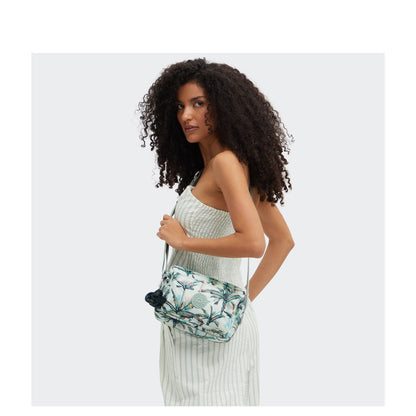 Kipling Abanu M Crossbody Schoudertas more palm trees