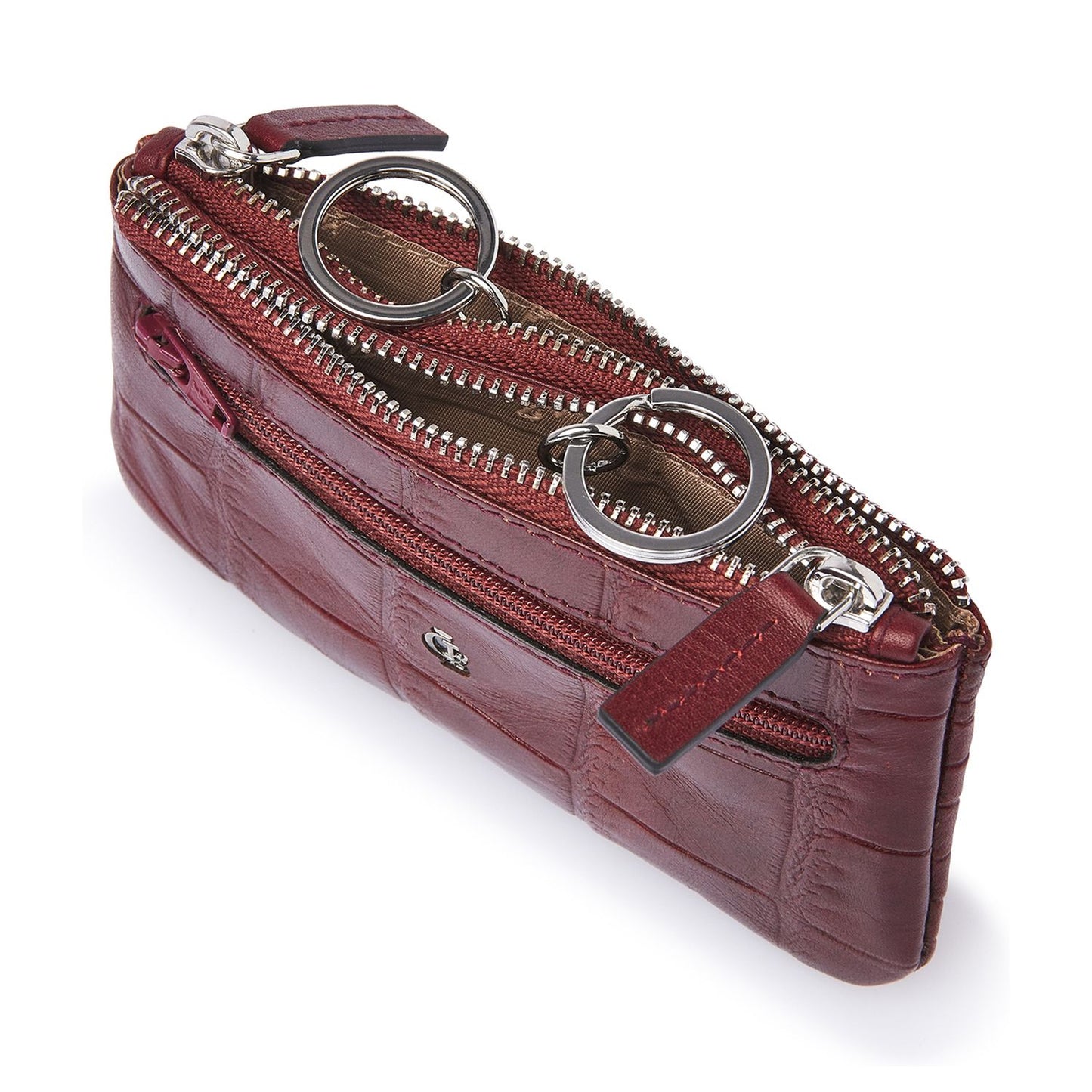 Castelijn & Beerens Croco Sleuteletui - met RFID bescherming - rood