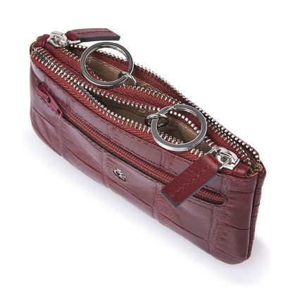Castelijn & Beerens Croco Sleuteletui - met RFID bescherming - rood