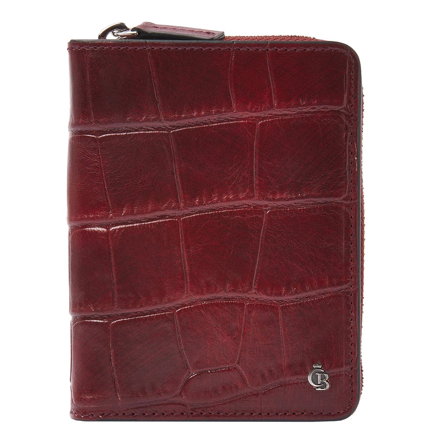 Castelijn & Beerens Croco Damesportemonnee - voor 8 pasjes - met RFID bescherming - rood