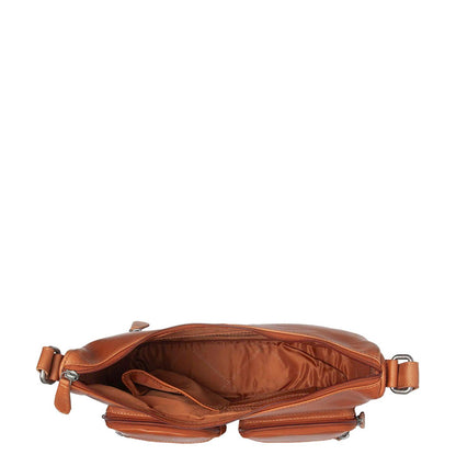 The Chesterfield Brand Valenora Schoudertas cognac