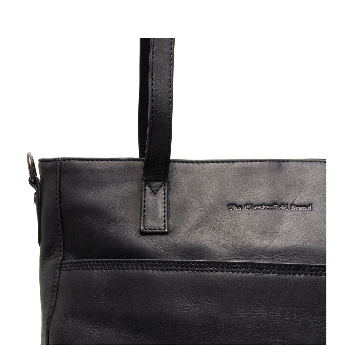 The Chesterfield Brand Mosel Shopper - met 14" laptopvak - met afneembare schouderriem - zwart