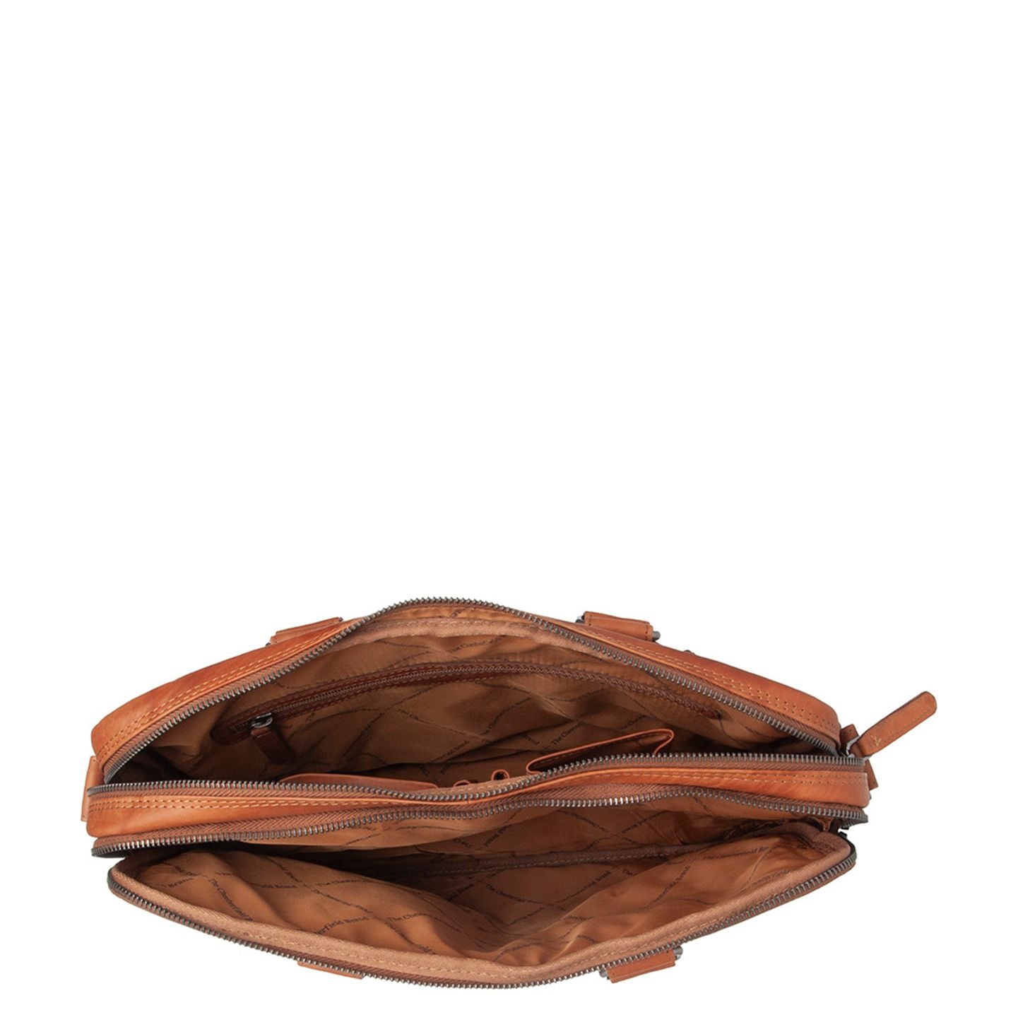 The Chesterfield Brand Montara Laptop Schoudertas - 15" laptopvak - cognac