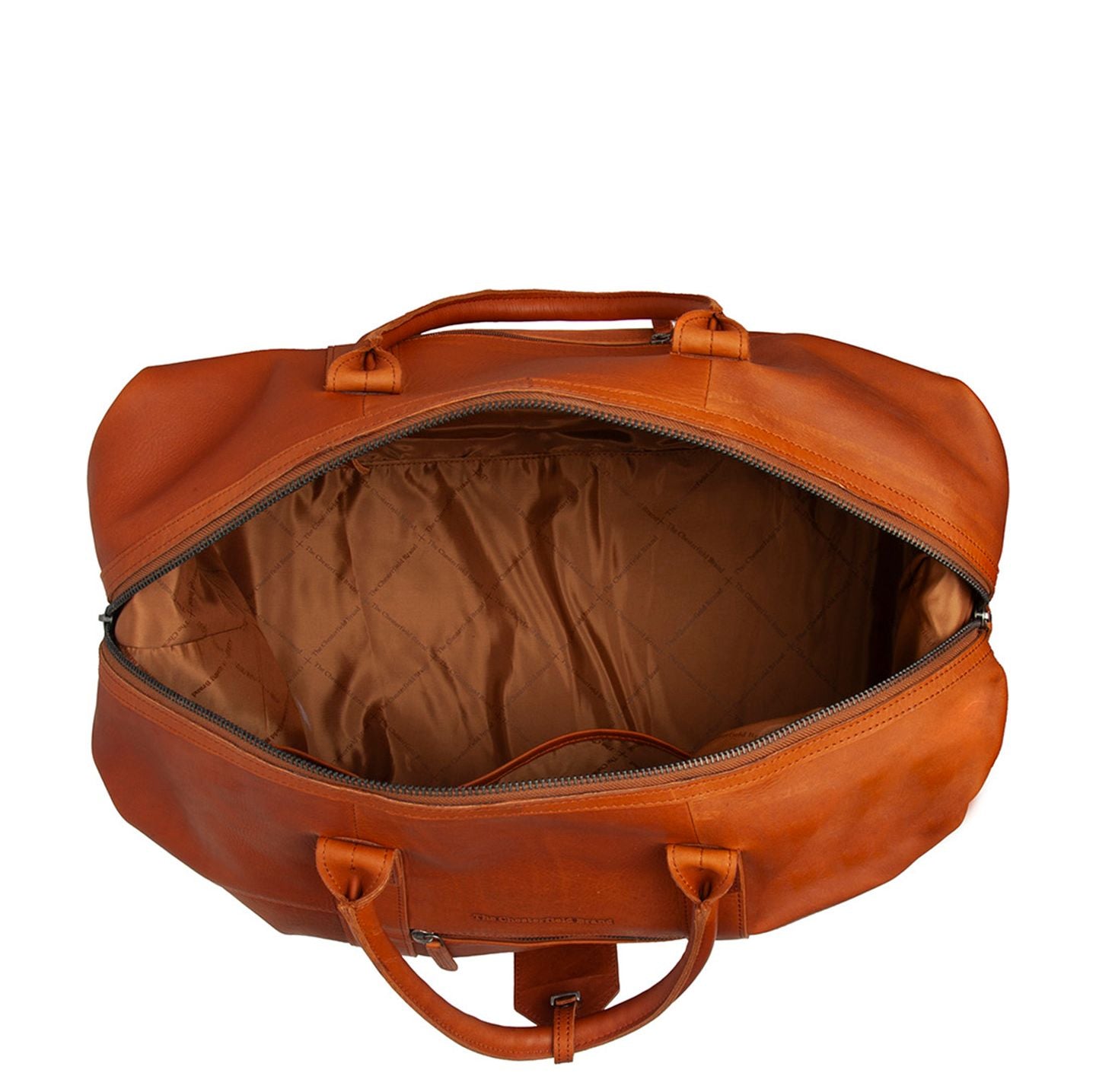 The Chesterfield Brand Portsmouth 2 Weekendtas - 37 liter - met afneembare schouderriem - 28x56x26 cm - cognac