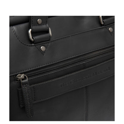 The Chesterfield Brand Montara Laptop Schoudertas - 15" laptopvak - zwart