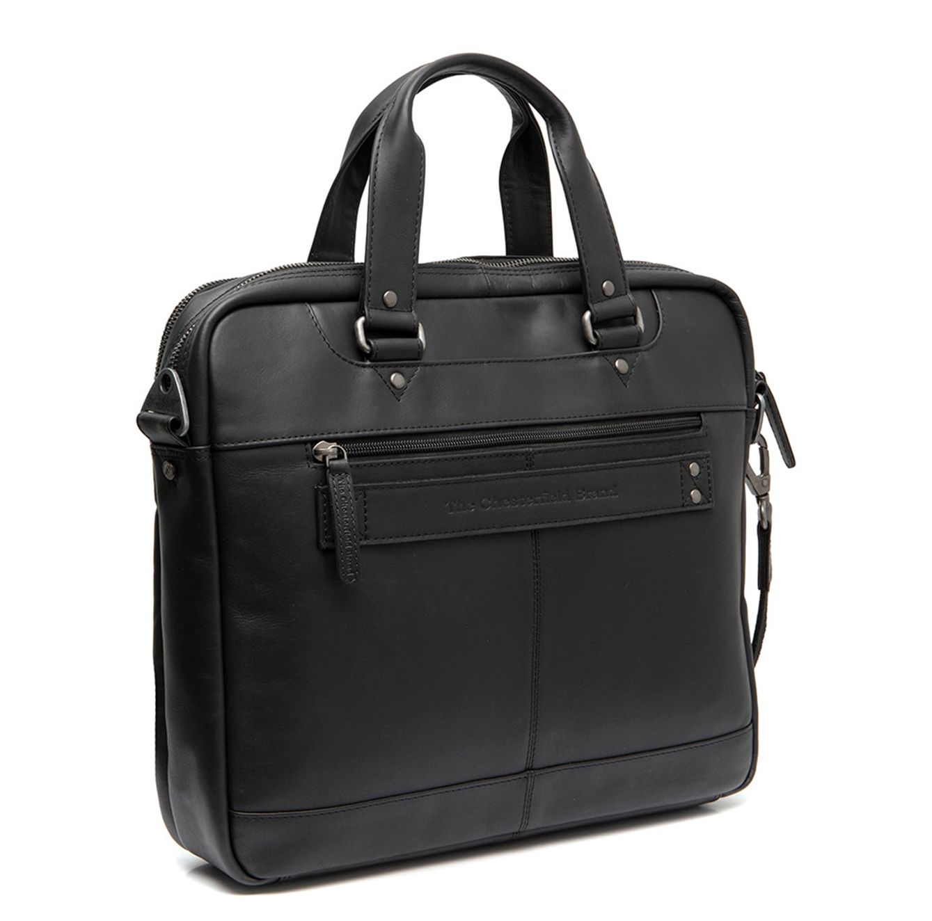 The Chesterfield Brand Montara Laptop Schoudertas - 15" laptopvak - zwart