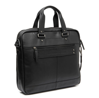 The Chesterfield Brand Montara Laptop Schoudertas - 15" laptopvak - zwart