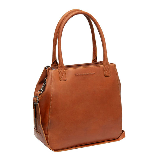 The Chesterfield Brand Solvin Schoudertas - met afneembare schouderriem - cognac