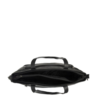 The Chesterfield Brand Osira Shopper - met 15" laptopvak - met afneembare schouderriem - zwart