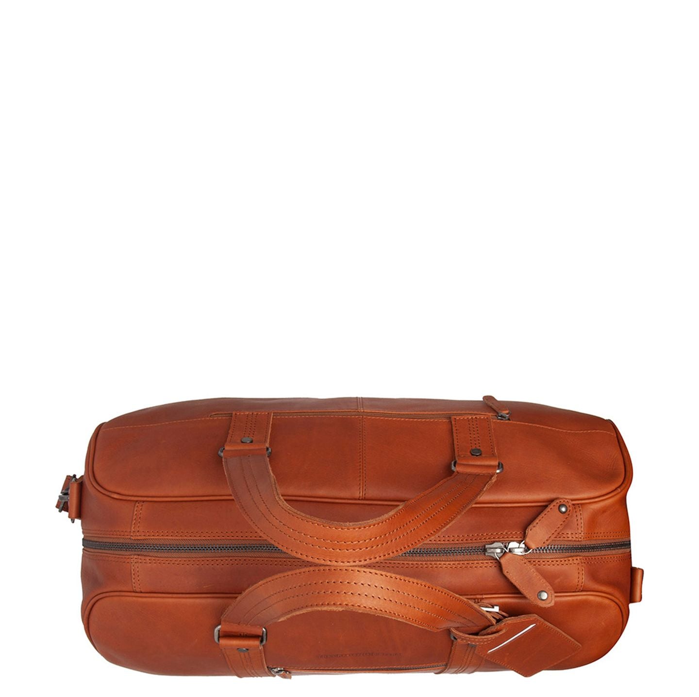 The Chesterfield Brand Rivaro Weekendtas - 40 liter - met afneembare schouderriem - 28x53x27 cm - cognac
