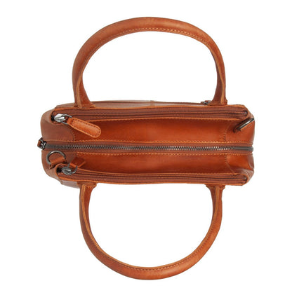 The Chesterfield Brand Solvin Schoudertas - met afneembare schouderriem - cognac