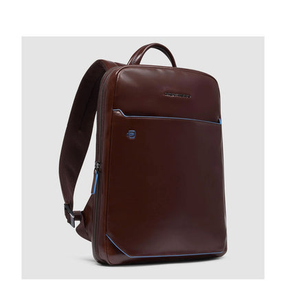 Piquadro Blue Square Laptop Backpack 14"  brown