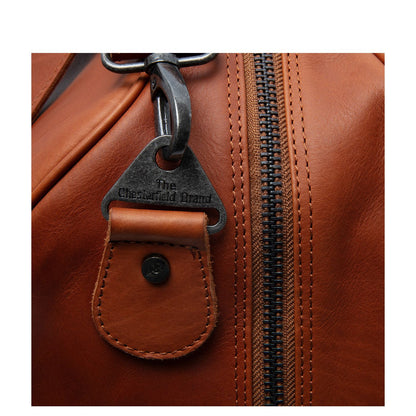 The Chesterfield Brand Rivaro Weekendtas - 40 liter - met afneembare schouderriem - 28x53x27 cm - cognac