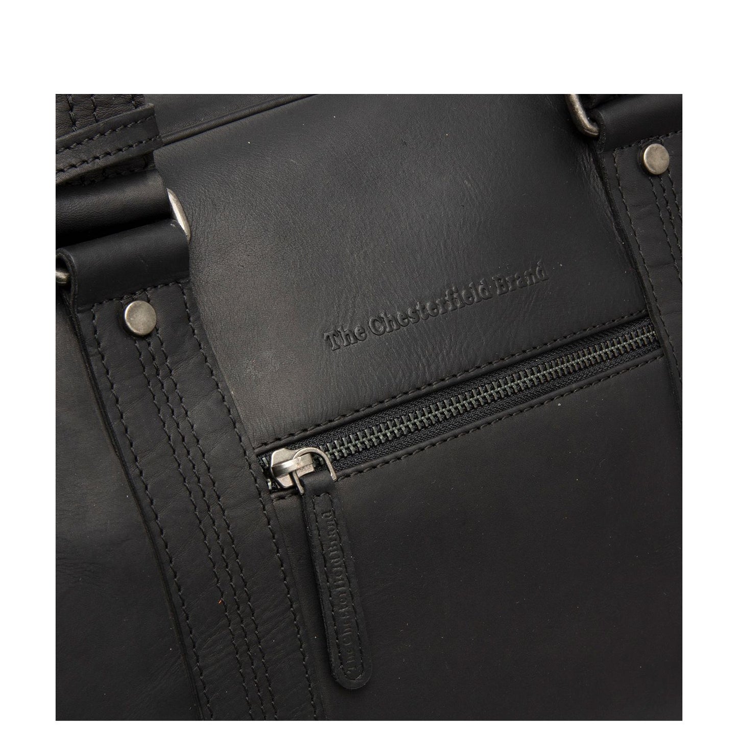 The Chesterfield Brand Volenza Weekendtas - 35 liter - met afneembare schouderriem - 28x46x27 cm - zwart