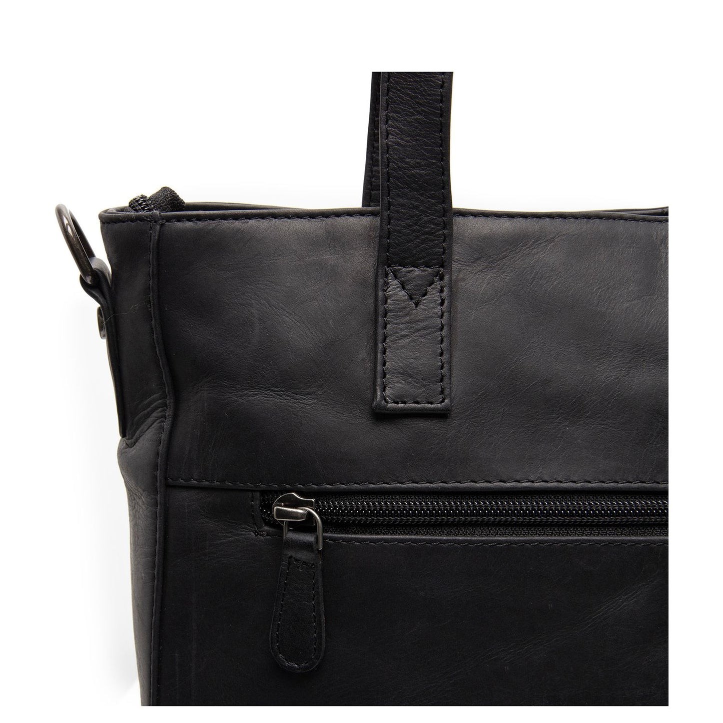 The Chesterfield Brand Mosel Shopper - met 14" laptopvak - met afneembare schouderriem - zwart