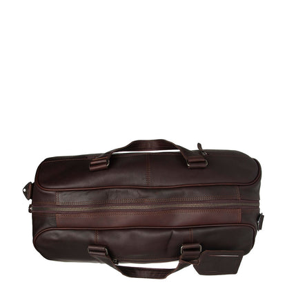 The Chesterfield Brand Rivaro Weekendtas - 40 liter - met afneembare schouderriem - 28x53x27 cm - bruin