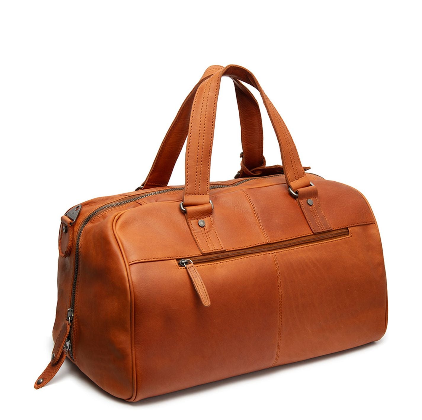 The Chesterfield Brand Volenza Weekendtas - 35 liter - met afneembare schouderriem - 28x46x27 cm - cognac