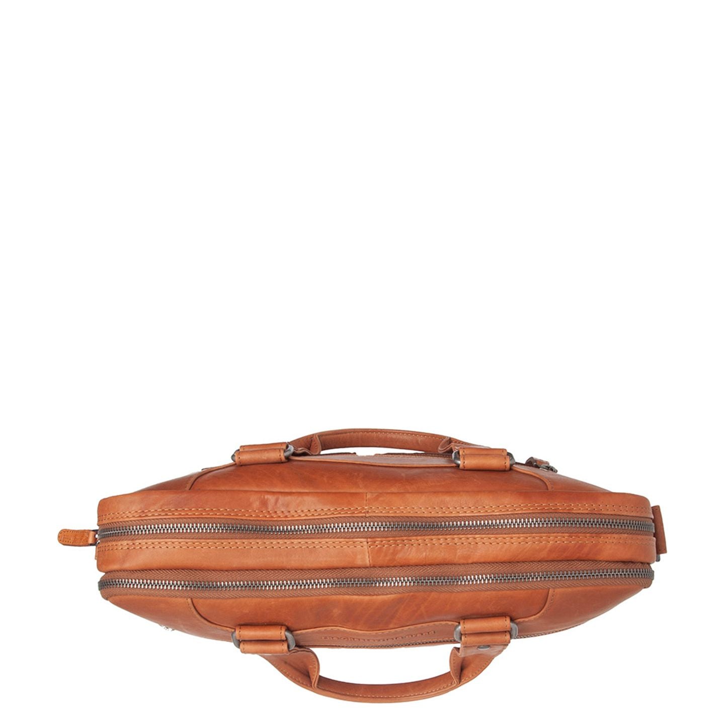 The Chesterfield Brand Montara Laptop Schoudertas - 15" laptopvak - cognac
