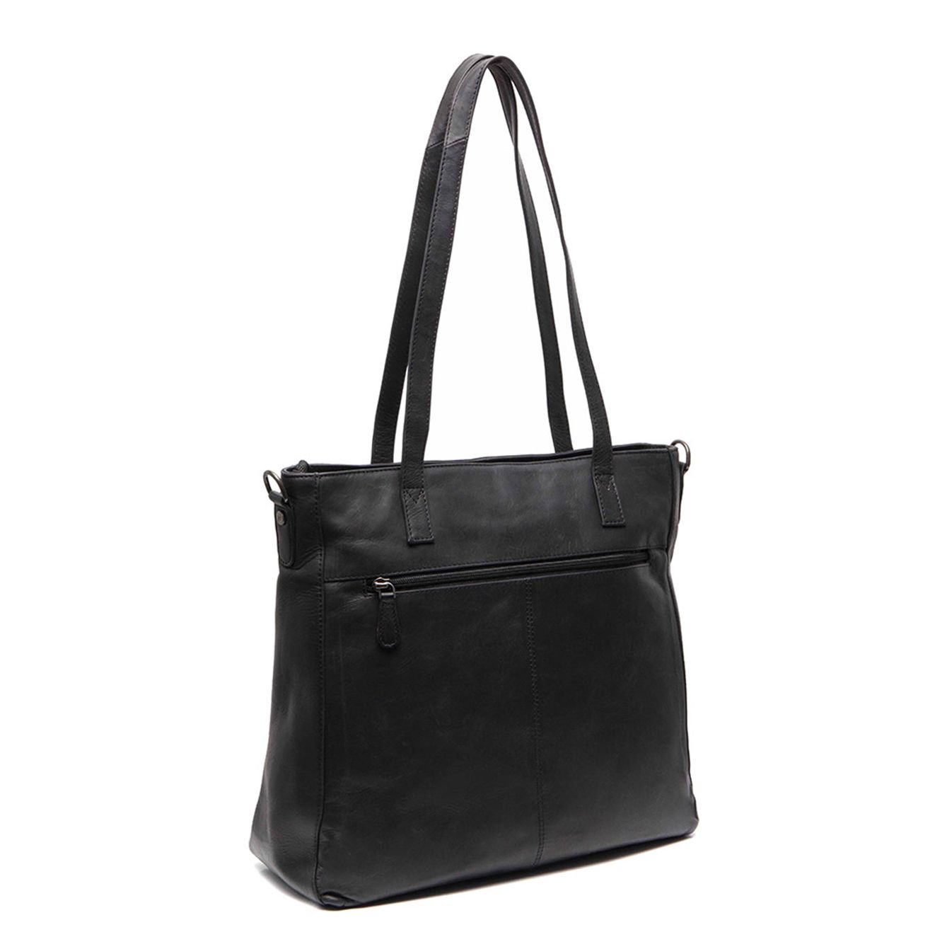 The Chesterfield Brand Mosel Shopper - met 14" laptopvak - met afneembare schouderriem - zwart