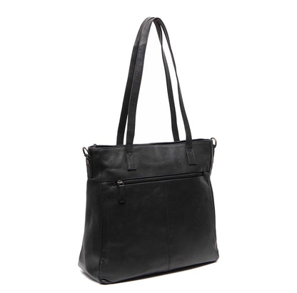 The Chesterfield Brand Mosel Shopper - met 14" laptopvak - met afneembare schouderriem - zwart