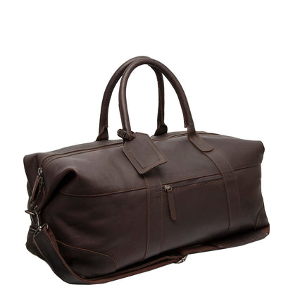 The Chesterfield Brand Portsmouth 2 Weekendtas - 37 liter - met afneembare schouderriem - 28x56x26 cm - bruin