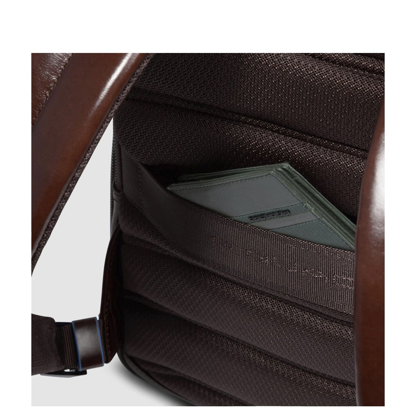 Piquadro Blue Square Laptop Backpack 14"  brown
