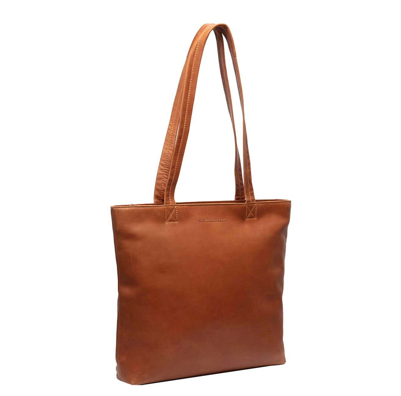 The Chesterfield Brand Alveron Shopper - met 14" laptopvak - cognac