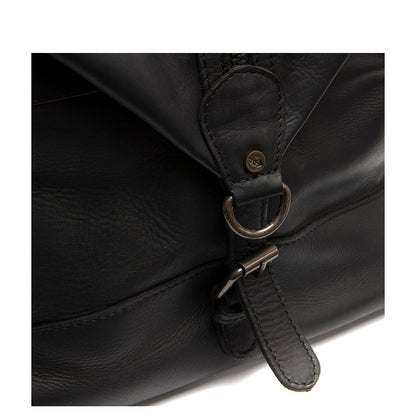 The Chesterfield Brand Portsmouth 2 Weekendtas - 37 liter - met afneembare schouderriem - 28x56x26 cm - zwart