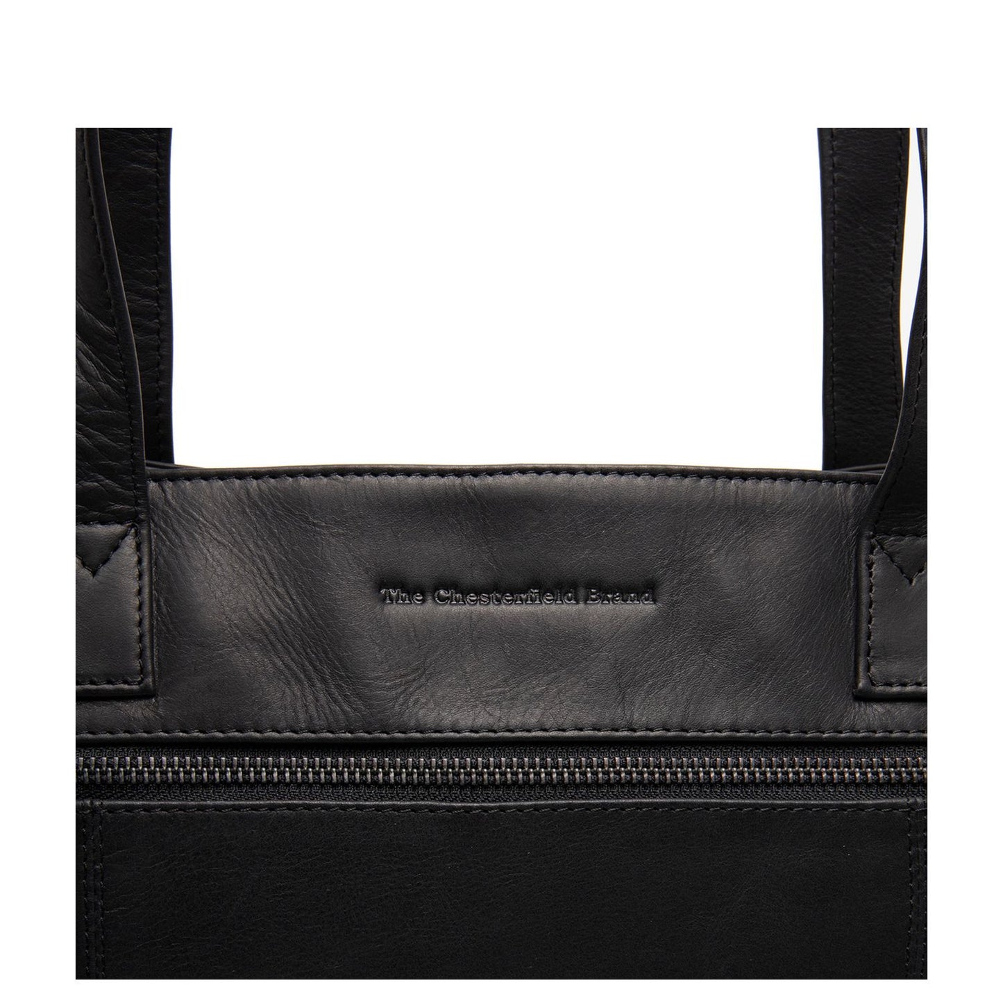 The Chesterfield Brand Osira Shopper - met 15" laptopvak - met afneembare schouderriem - zwart