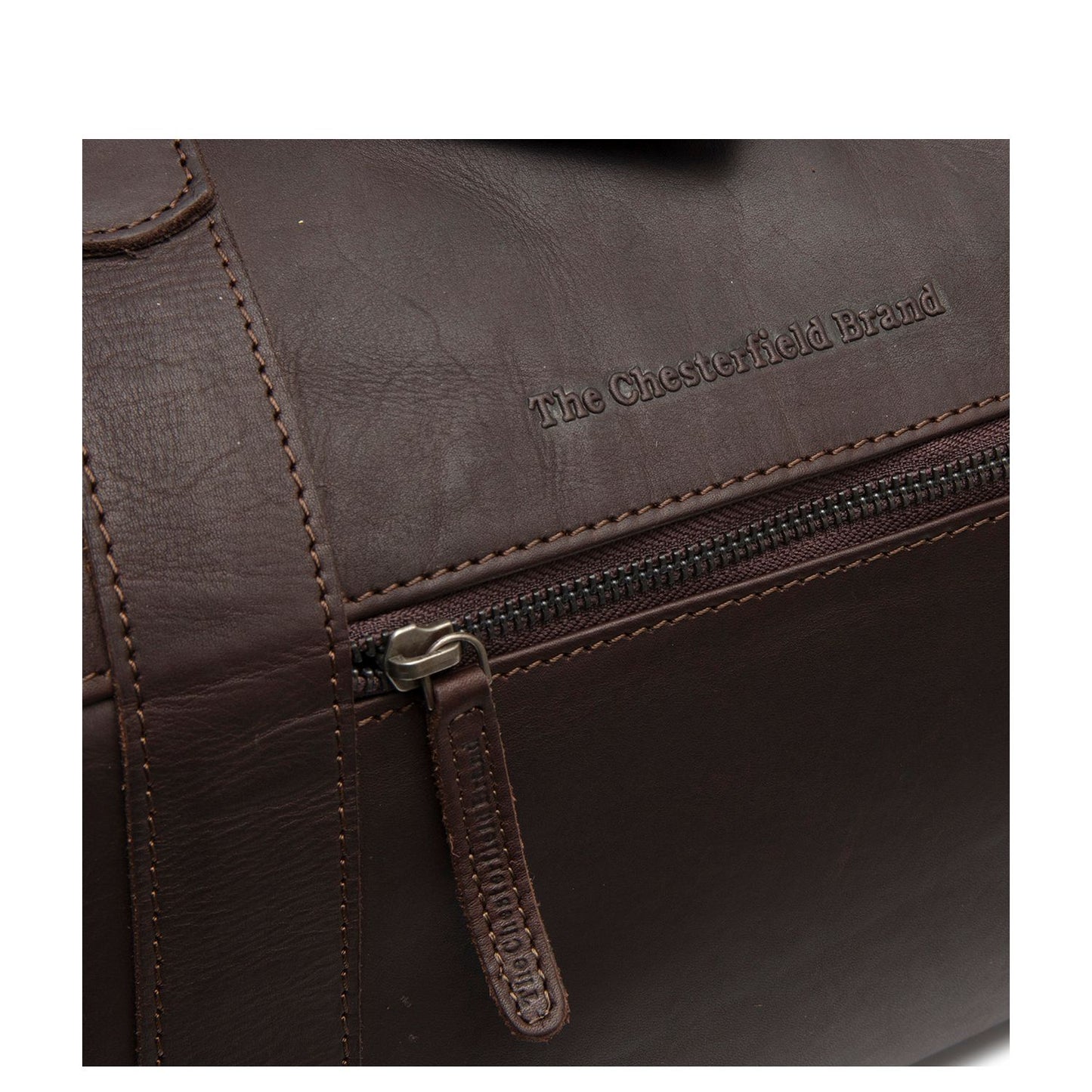 The Chesterfield Brand Portsmouth 2 Weekendtas - 37 liter - met afneembare schouderriem - 28x56x26 cm - bruin