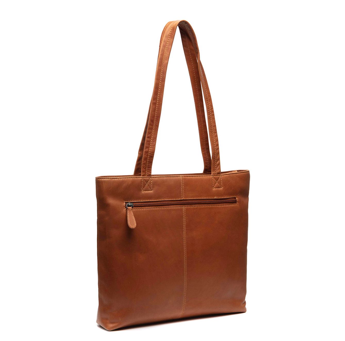 The Chesterfield Brand Alveron Shopper - met 14" laptopvak - cognac