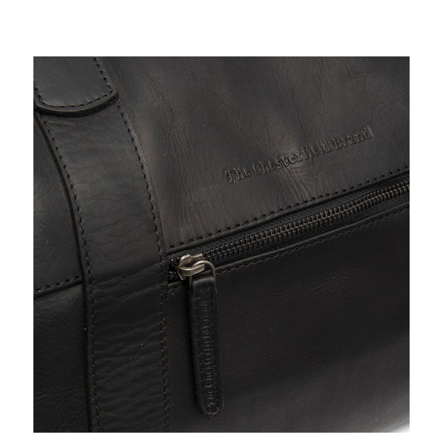 The Chesterfield Brand Portsmouth 2 Weekendtas - 37 liter - met afneembare schouderriem - 28x56x26 cm - zwart