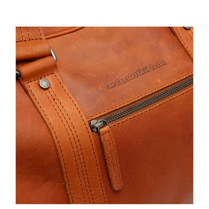 The Chesterfield Brand Volenza Weekendtas - 35 liter - met afneembare schouderriem - 28x46x27 cm - cognac