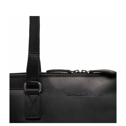 The Chesterfield Brand Elvar Schoudertas - met afneembare schouderriem - zwart