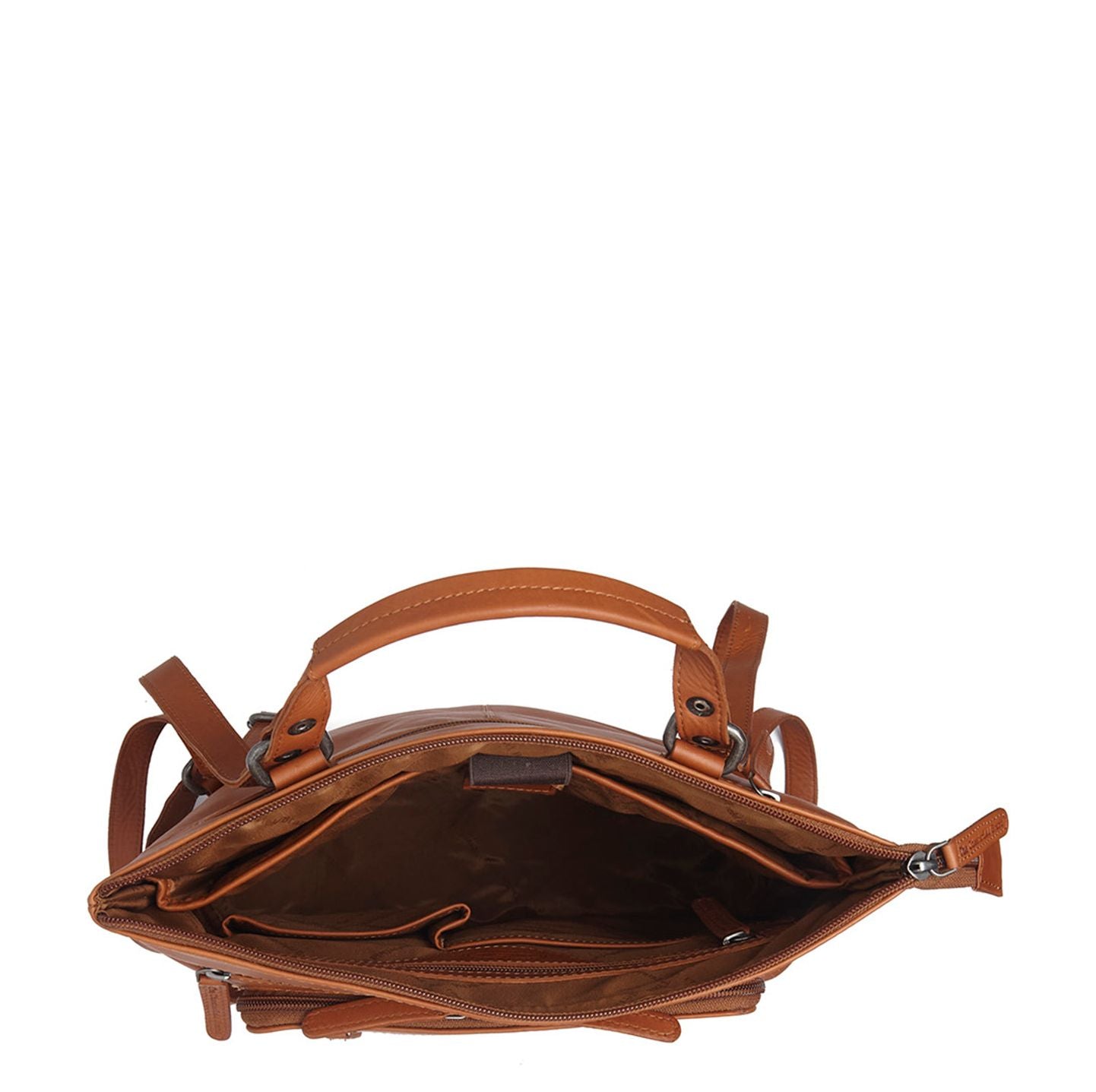 The Chesterfield Brand Caldero Laptoprugzak - 14" laptopvak - cognac
